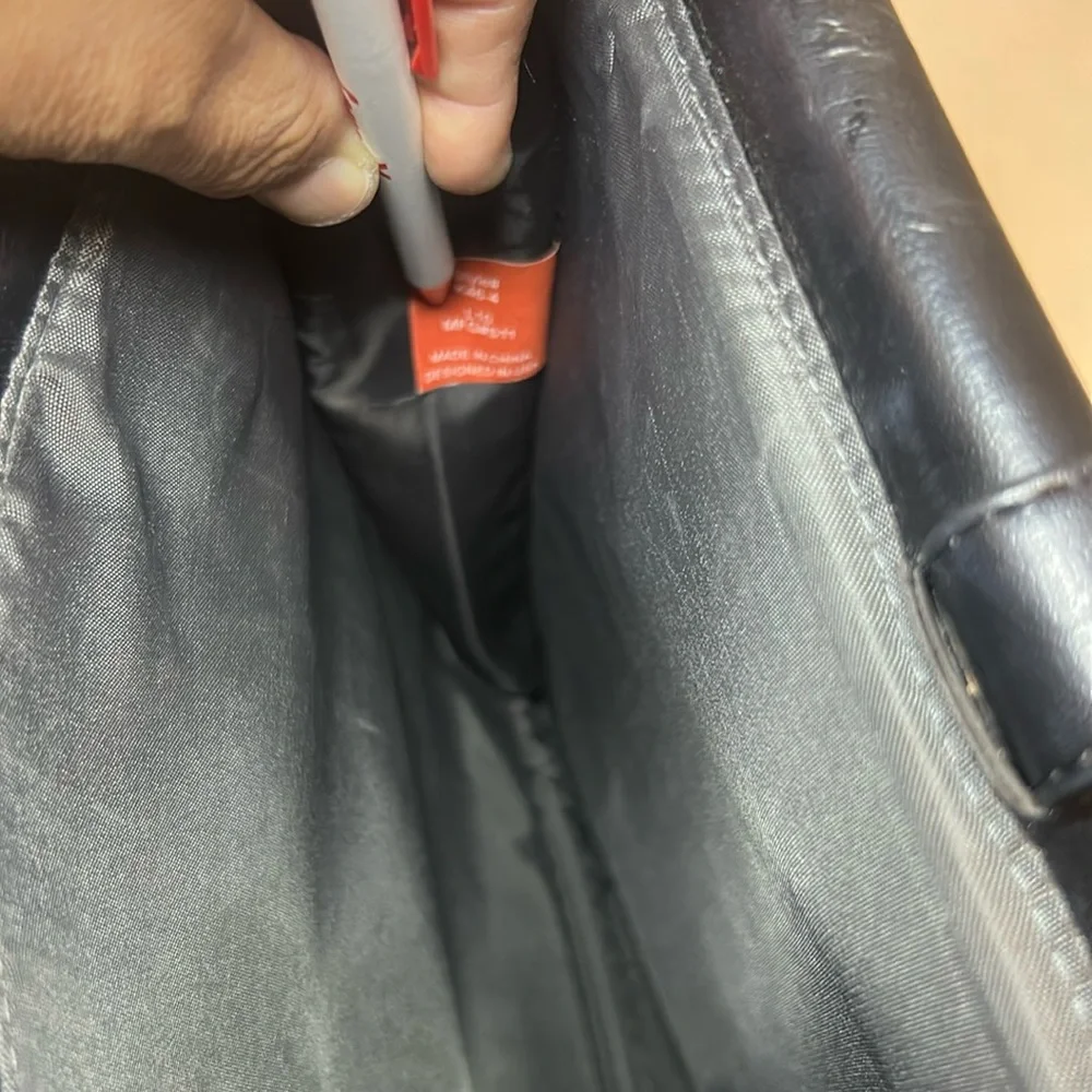 Solo Black Leather Briefcase for Men